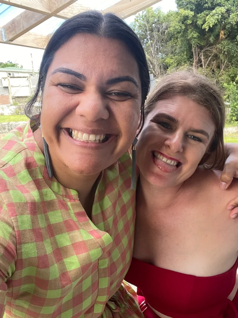 Nic and Lian at Christmas