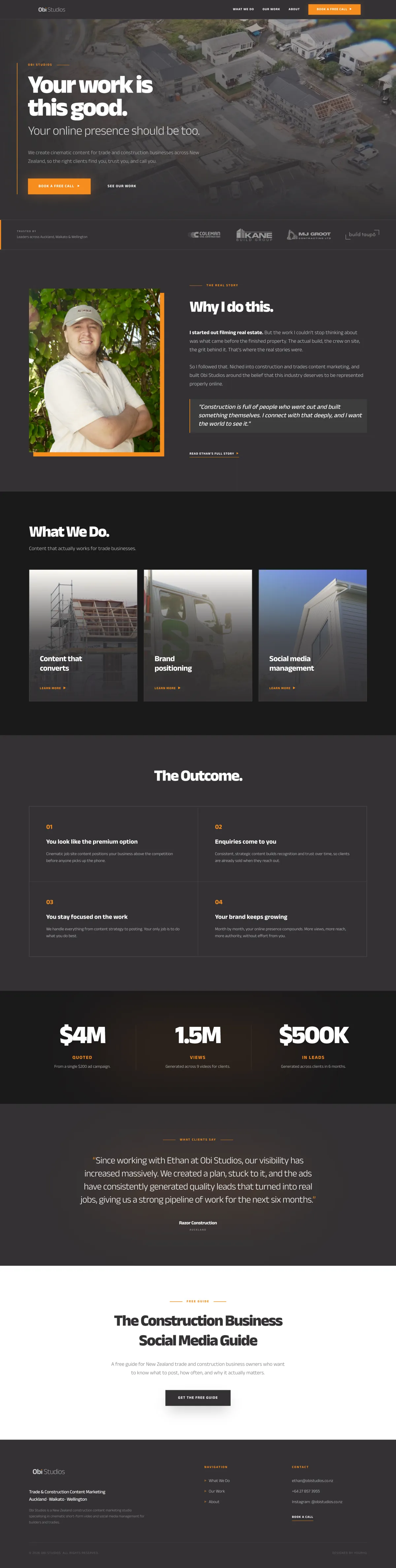 Obi Studios website