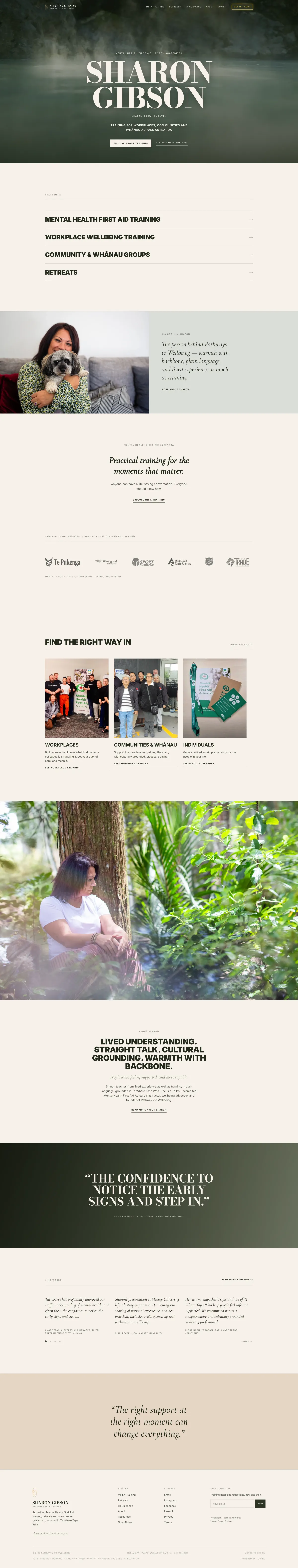 Pathways to Wellbeing website